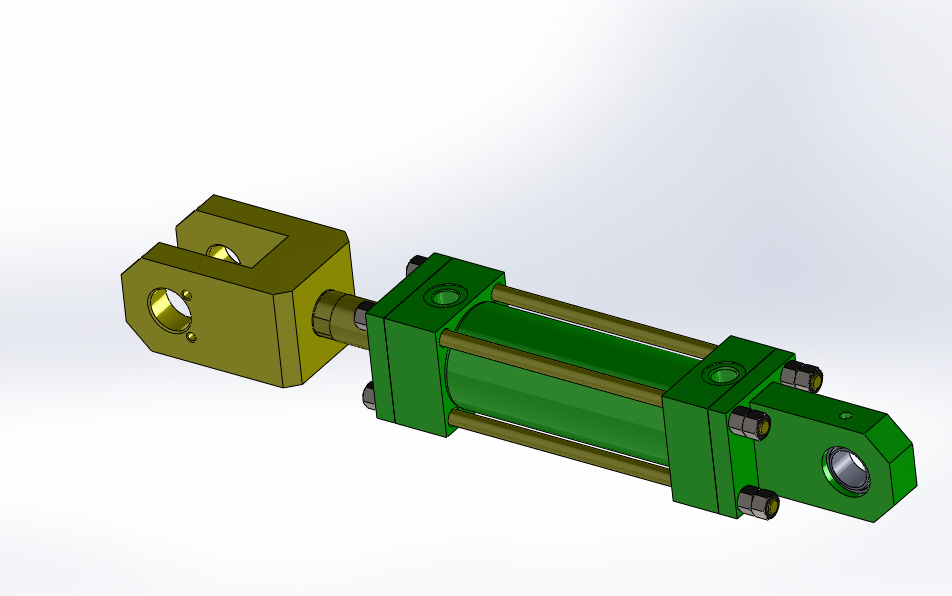 A0002798-拉杆液压缸 (DANIELI) (精整区域分杠杆) 63x35x160 毫米